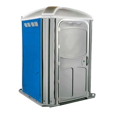 Polyjohn PolyJohn Comfort XL Wheel Chair Accessible Portable Restroom Blue - PH03-1001